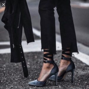 Topshop tie-up heels